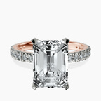 14kt Rose Gold Kylie Eternity Lab Diamond Ring front image