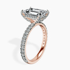 14kt Rose Gold Kylie Eternity Lab Diamond Ring standing product image one