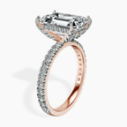 18kt Rose Gold Kylie Eternity Lab Diamond Ring standing product image one