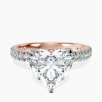 10kt Rose Gold Kylie Eternity Lab Diamond Ring front image