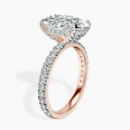 18kt Rose Gold Kylie Eternity Lab Diamond Ring standing product image one