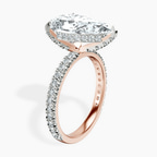 18kt Rose Gold Kylie Eternity Lab Diamond Ring standing product image one