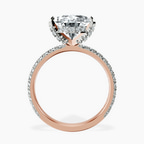 18kt Rose Gold Kylie Eternity Lab Diamond Ring side right image one