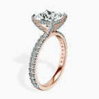 10kt Rose Gold Kylie Eternity Lab Diamond Ring standing product image one