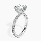 Platinum Kylie Eternity Lab Diamond Ring standing product image one