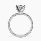 Platinum Kylie Eternity Lab Diamond Ring side right image one