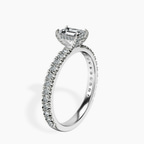 Platinum Kylie Eternity Lab Diamond Ring standing product image one