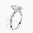Platinum Kylie Eternity Lab Diamond Ring standing product image one