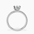 Platinum Kylie Eternity Lab Diamond Ring side right image one