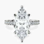 Platinum Kylie Eternity Lab Diamond Ring front image