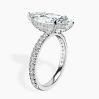 Platinum Kylie Eternity Lab Diamond Ring standing product image one