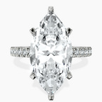 Platinum Kylie Eternity Lab Diamond Ring front image