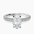 Platinum Kylie Eternity Lab Diamond Ring front image