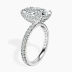 Platinum Kylie Eternity Lab Diamond Ring standing product image one