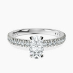 Platinum Kylie Eternity Lab Diamond Ring front image