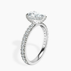 Platinum Kylie Eternity Lab Diamond Ring standing product image one