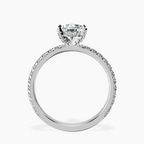 Platinum Kylie Eternity Lab Diamond Ring side right image one
