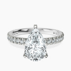 Platinum Kylie Eternity Lab Diamond Ring front image