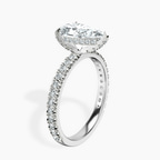 Platinum Kylie Eternity Lab Diamond Ring standing product image one