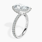 Platinum Kylie Eternity Lab Diamond Ring standing product image one