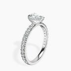 Platinum Kylie Eternity Lab Diamond Ring standing product image one