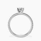 Platinum Kylie Eternity Lab Diamond Ring side right image one