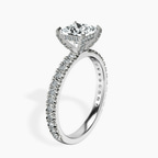 Platinum Kylie Eternity Lab Diamond Ring standing product image one