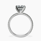 Platinum Kylie Eternity Lab Diamond Ring side right image one