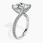 Platinum Kylie Eternity Lab Diamond Ring standing product image one