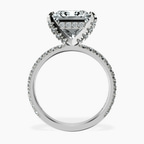 Platinum Kylie Eternity Lab Diamond Ring side right image one
