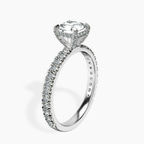 Platinum Kylie Eternity Lab Diamond Ring standing product image one