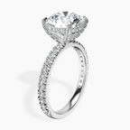 18kt White Gold Kylie Eternity Lab Diamond Ring standing product image one