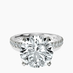 Platinum Kylie Eternity Lab Diamond Ring front image