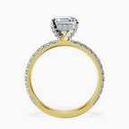 18ct Yellow Gold Kylie Eternity Lab Diamond Ring side right image one