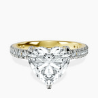 10kt Yellow Gold Kylie Eternity Lab Diamond Ring front image