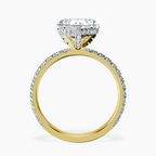 10kt Yellow Gold Kylie Eternity Lab Diamond Ring side right image one