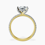 2.81 ct. pear Kylie Eternity Ring in 14kt yellow gold side right image one