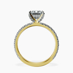 10kt Yellow Gold Kylie Eternity Lab Diamond Ring side right image one