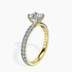 10kt Yellow Gold Kylie Eternity Lab Diamond Ring standing product image one