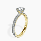 14kt Yellow Gold Kylie Eternity Lab Diamond Ring standing product image one