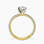 14kt Yellow Gold Kylie Eternity Lab Diamond Ring side right image one