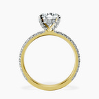 18ct Yellow Gold Kylie Eternity Lab Diamond Ring side right image one