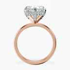 18kt Rose Gold Lyla Hidden Accents Solitaire Lab Diamond Ring side right image one