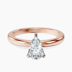 18kt Rose Gold Lyla Hidden Accents Solitaire Lab Diamond Ring front image