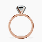 18kt Rose Gold Lyla Hidden Accents Solitaire Lab Diamond Ring side right image one