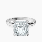 Platinum Lyla Hidden Accents Solitaire Lab Diamond Ring front image