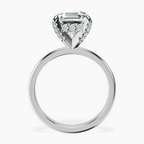 Platinum Lyla Hidden Accents Solitaire Lab Diamond Ring side right image one