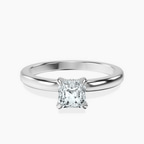 Platinum Lyla Hidden Accents Solitaire Lab Diamond Ring front image