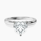 Platinum Lyla Hidden Accents Solitaire Lab Diamond Ring front image