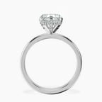 Platinum Lyla Hidden Accents Solitaire Lab Diamond Ring side right image one